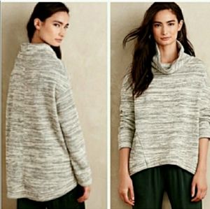 Anthropologie Saturday Sunday gray cowlneck sweatshirt